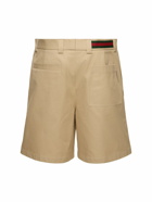 GUCCI Compact Cotton Twill Shorts