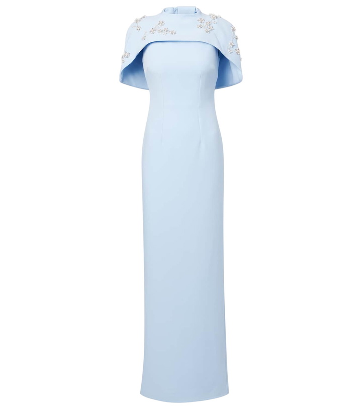 Photo: Safiyaa Embellished caped gown
