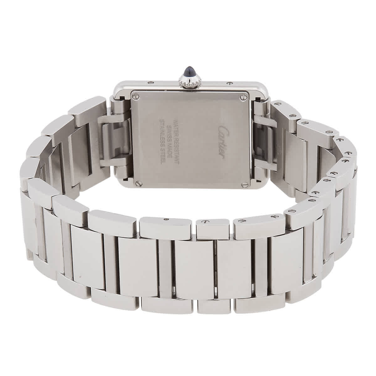 Cartier Tank Must Quartz Silver Dial Mens Watch WSTA0052