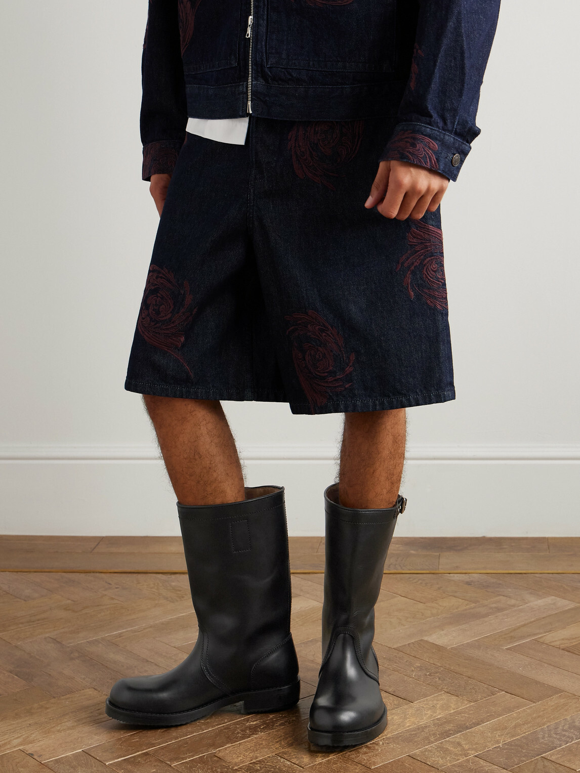 Dries Van Noten - Buckled Leather Boots - Black
