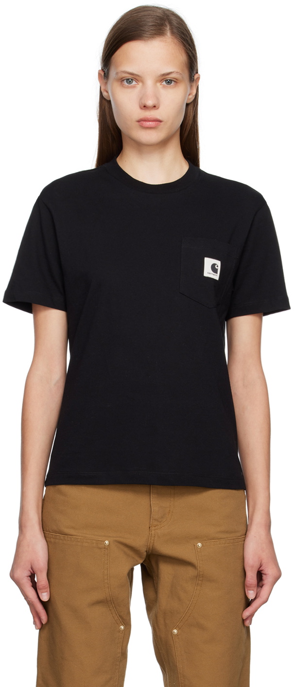 Carhartt Work In Progress Black Crewneck T-Shirt