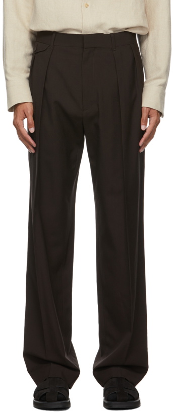 Photo: The Row Brown Marcello Trousers