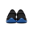 Prada Black and Blue Cloudbust Sneakers