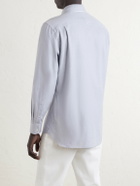 Dunhill - Cotton and Cashmere-Blend Shirt - Blue