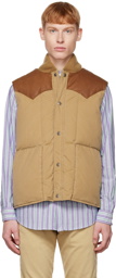 Polo Ralph Lauren Khaki Mountain Down Vest