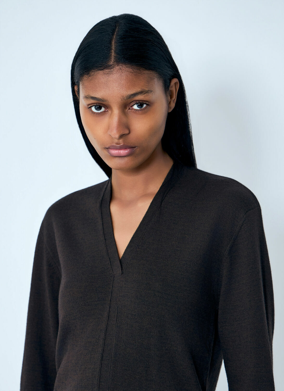 Lemaire Twisted V Neck Cardigan
