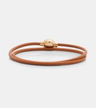 Loewe Anagram embellished leather bracelet