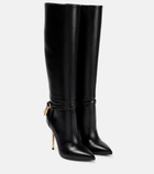 Tom Ford - Padlock 105 leather knee-high boots