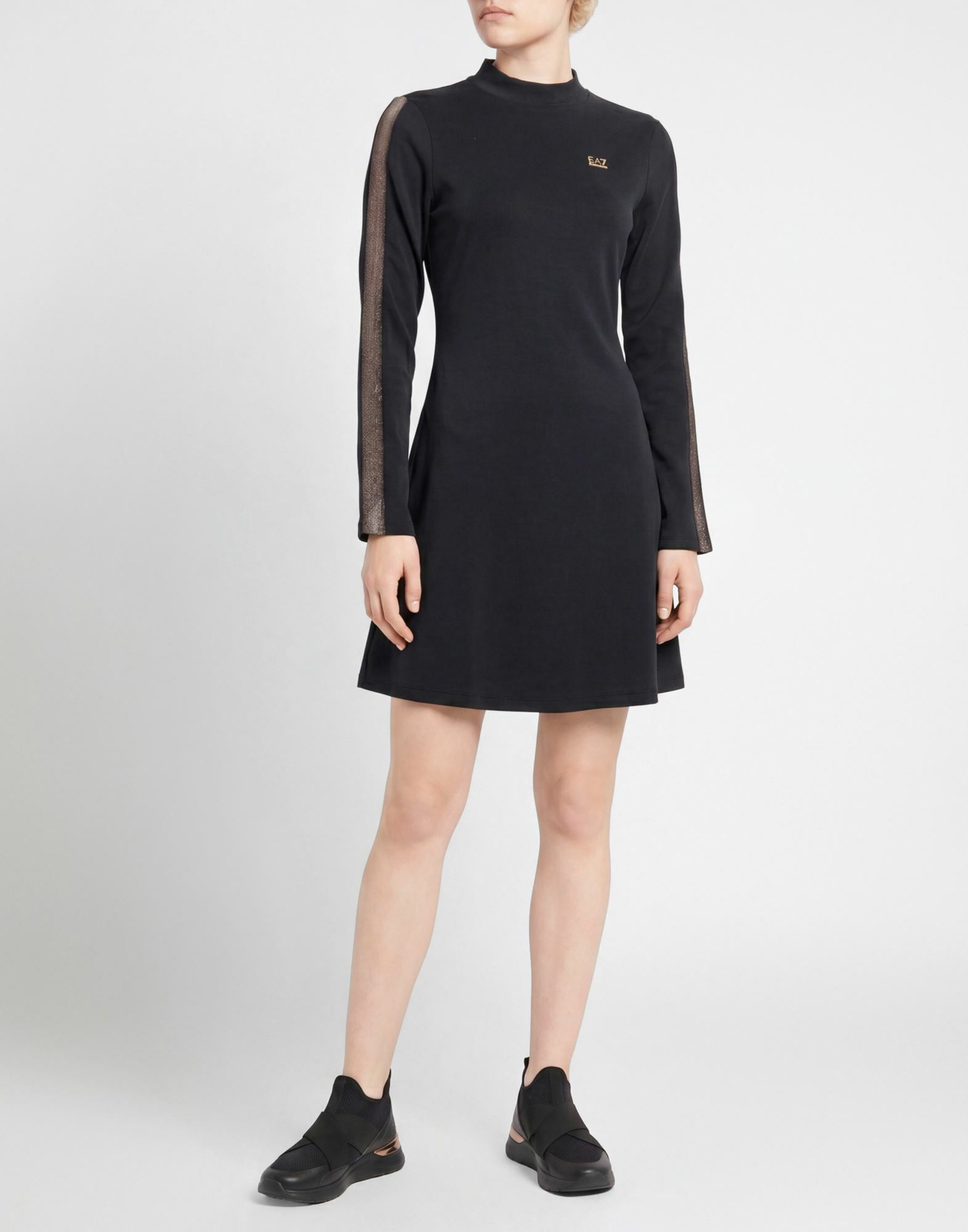 Ea7 Womens Mini dress Midnight in Blue