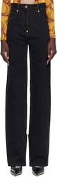 Pushbutton Black Back Panty Jeans
