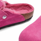 Birkenstock Women's Boston Shearling Clog - Fuchsia Tulip