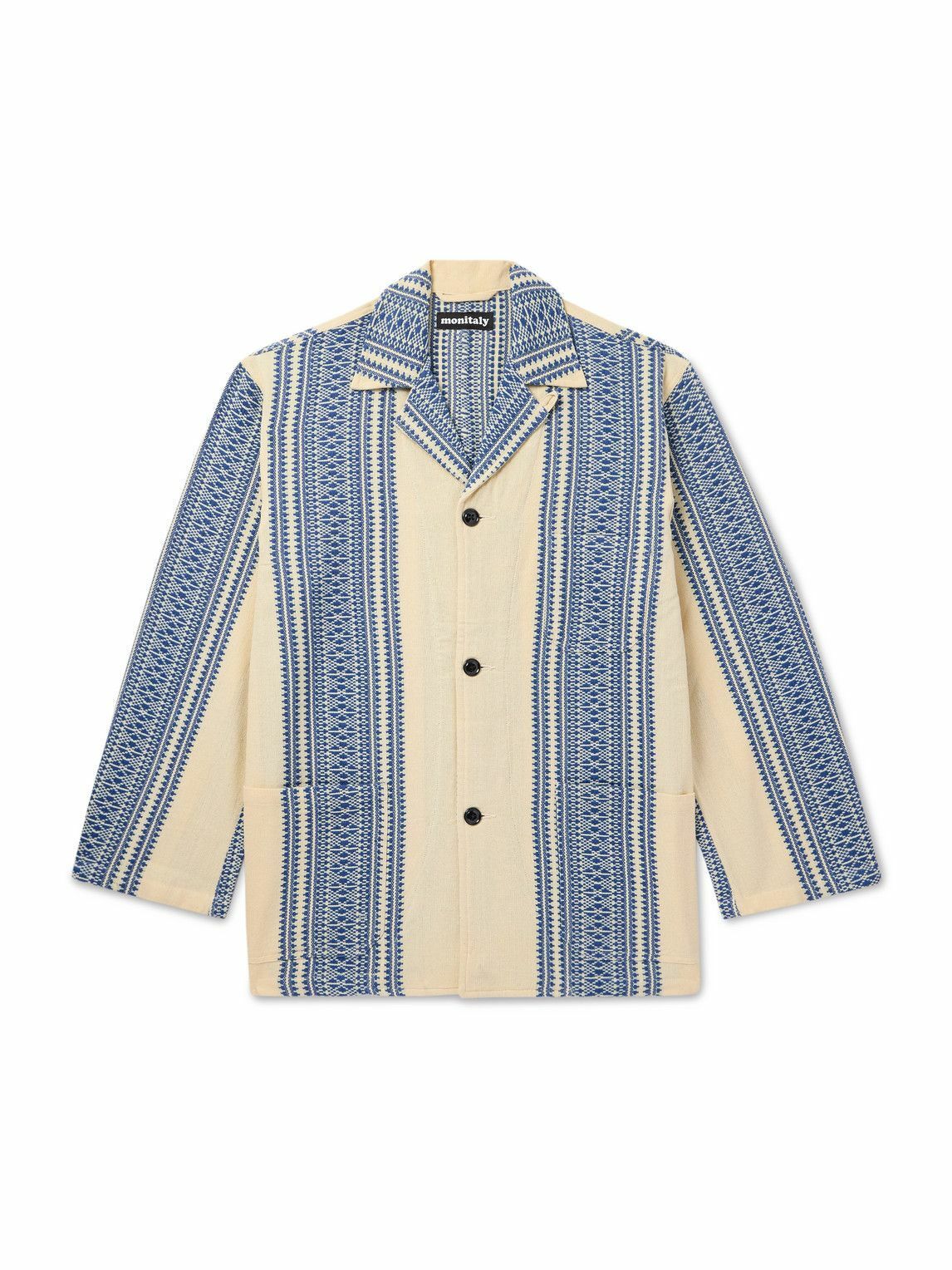 Monitaly - CWG Padded Vancloth Cotton Hooded Blouson Jacket