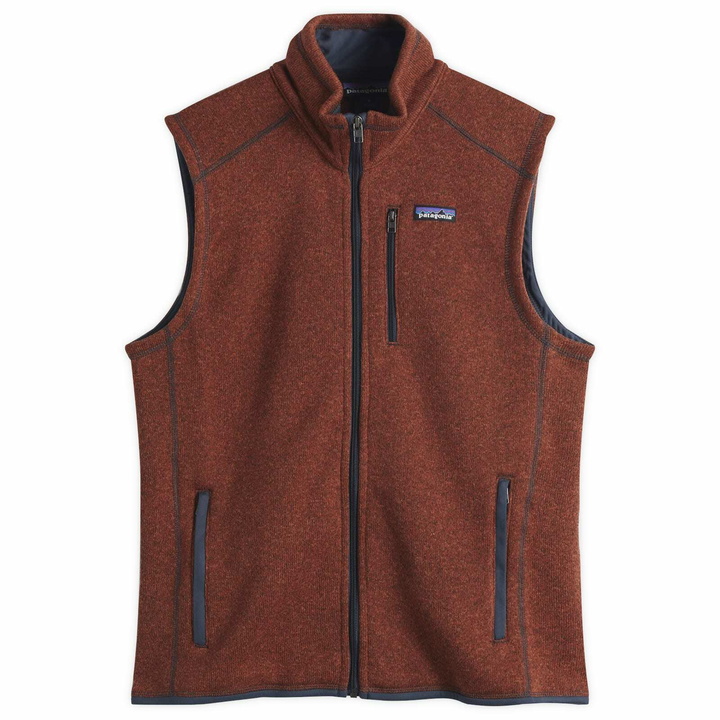 Photo: Patagonia Men's Better Sweater Vest in Burnished Red