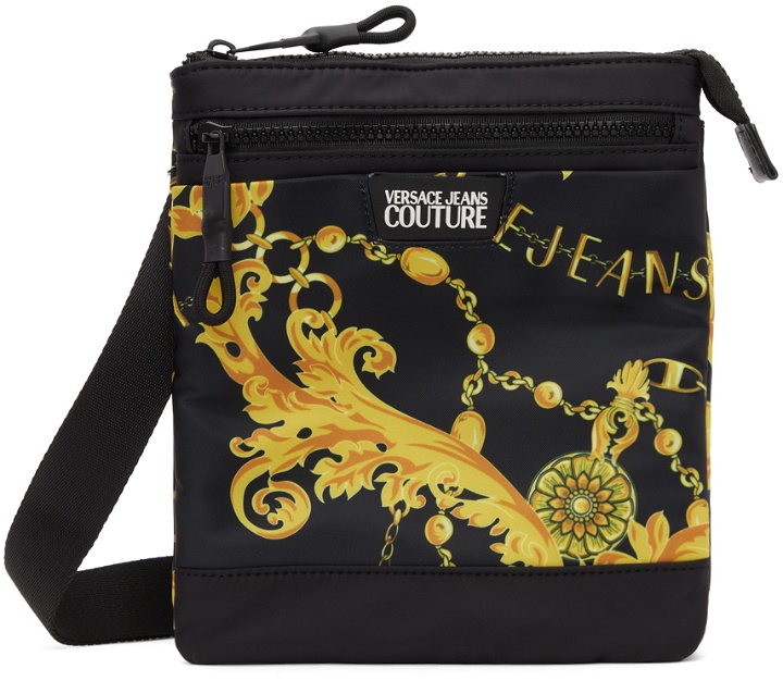 Photo: Versace Jeans Couture Black Chain Couture Messenger Bag