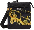 Versace Jeans Couture Black Chain Couture Messenger Bag