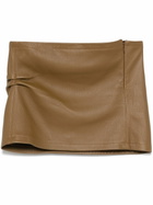 Jade Cropper Leather Mini Skirt