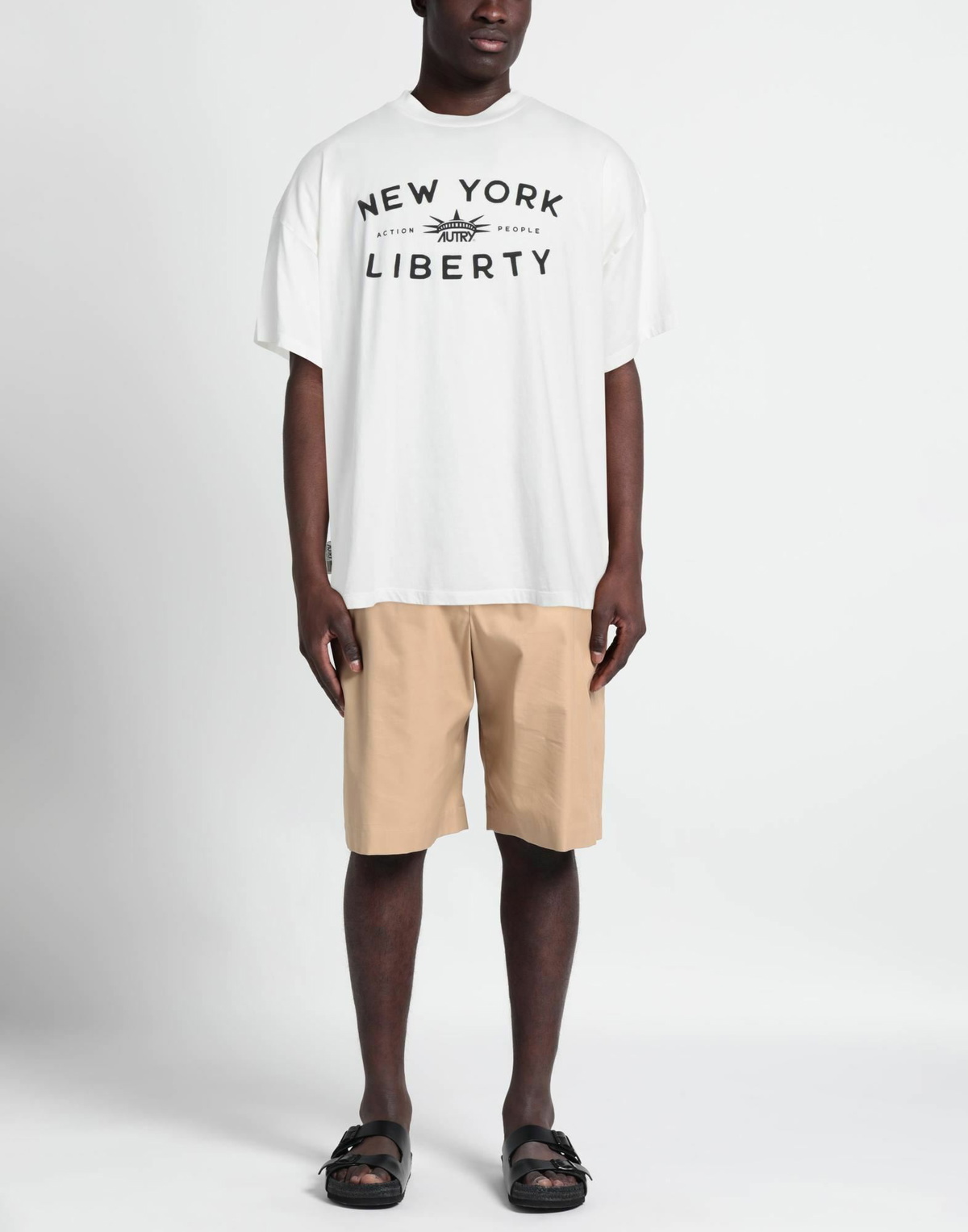 Autry Mens T-shirt in Off white
