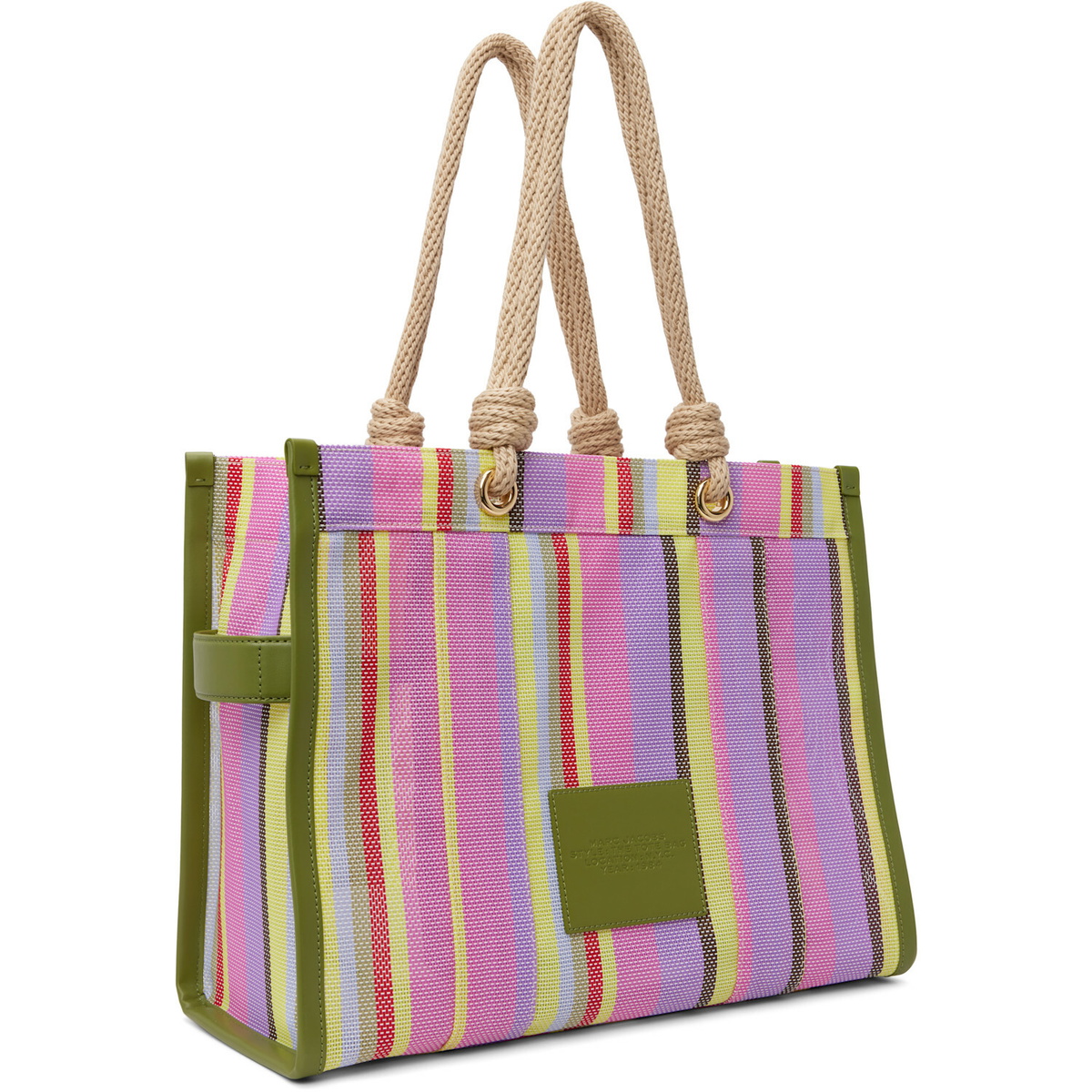 Marc Jacobs Multicolor 'The Stripe Mesh Large' Tote