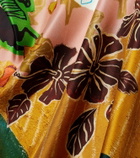 Alémais x MLAK Tangible Love printed silk twill scarf