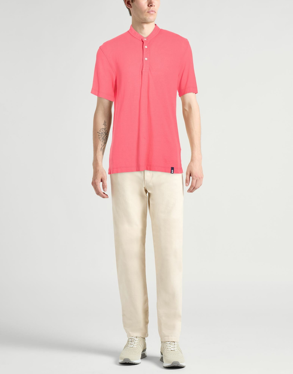 Drumohr Mens T-shirt Coral