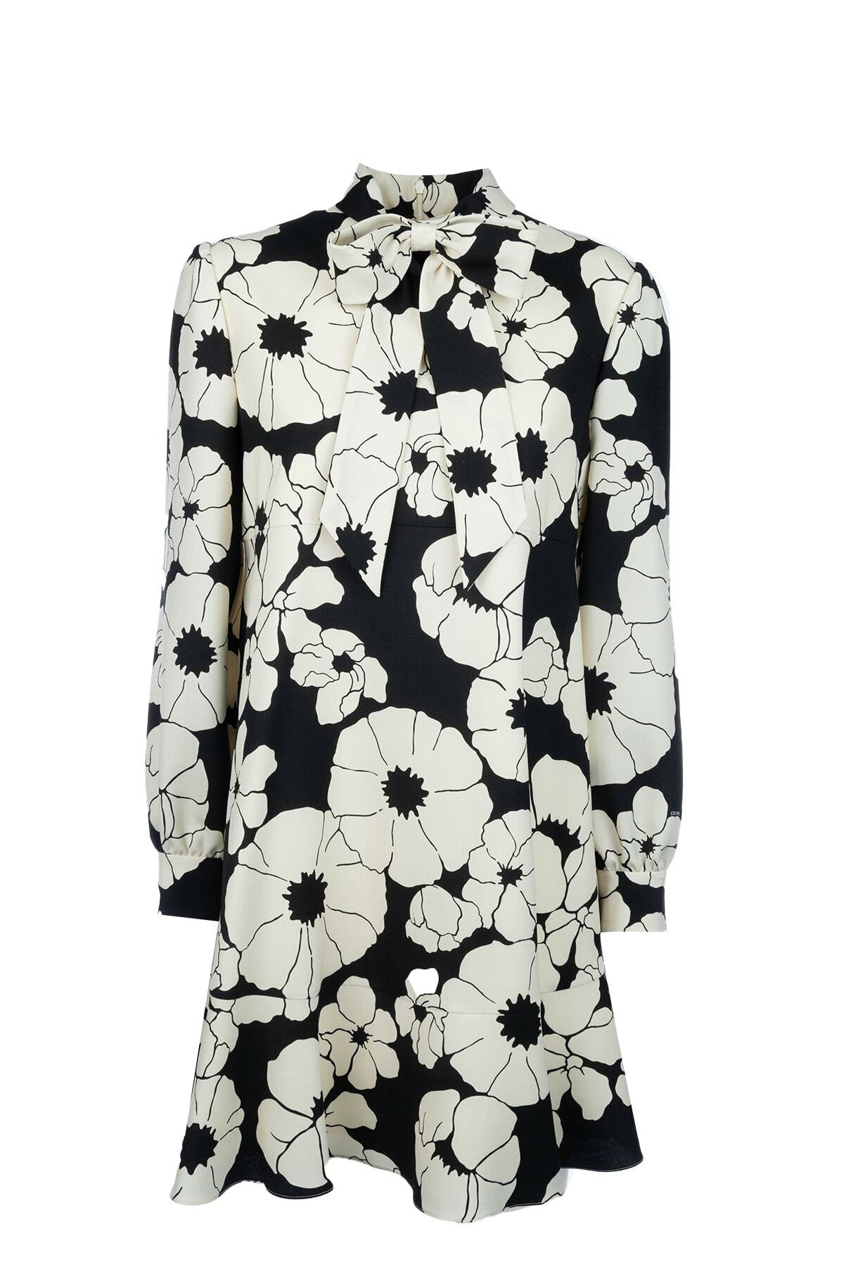 ワンピース CELINE MINI ROBE LAVALLIERE PAPILLON Celine Mini Robe Lavalliere Papillon | italist