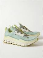 ON - Cloudaway Faux Suede-Trimmed Recycled-Mesh and Ripstop Running Sneakers - Blue
