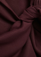 Faithfull The Brand Ida Wrap Blazer Dark Red