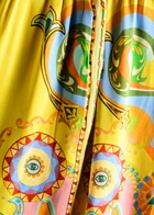 Alemais Pinball Printed Silk-satin Trousers Multicoloured