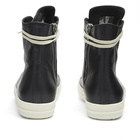 Rick Owens Men's High Sneakers in Black/Milk