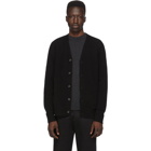 Norse Projects Black Lambswool Adam Cardigan