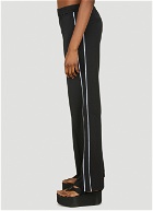 Icon Logo Patch Track Pants in Black
