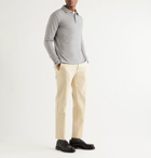 De Bonne Facture - Mélange Cotton-Jersey Polo Shirt - Gray