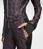 Jet Set Magic Ghoster leopard-print ski suit