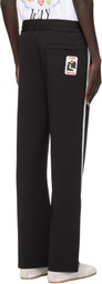 Casablanca Black Tech Nylon Trim Sweatpants