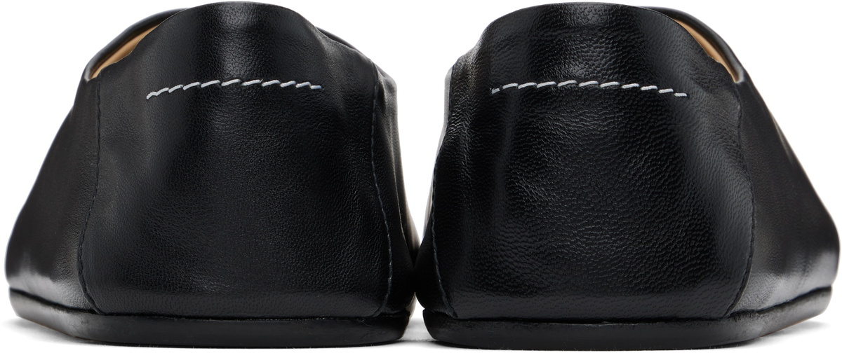 MM6 Maison Margiela Black Anatomic Loafers MM6 Maison Margiela