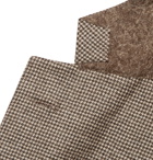 Thom Sweeney - Grey Slim-Fit Houndstooth Wool and Cashmere-Blend Suit Jacket - Beige