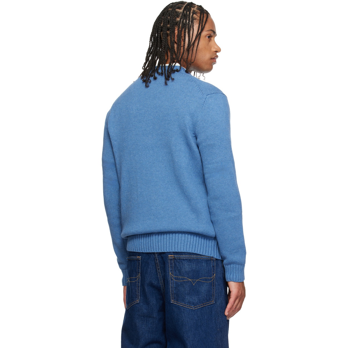 Polo Ralph Lauren Blue 'The Iconic Flag' Sweater