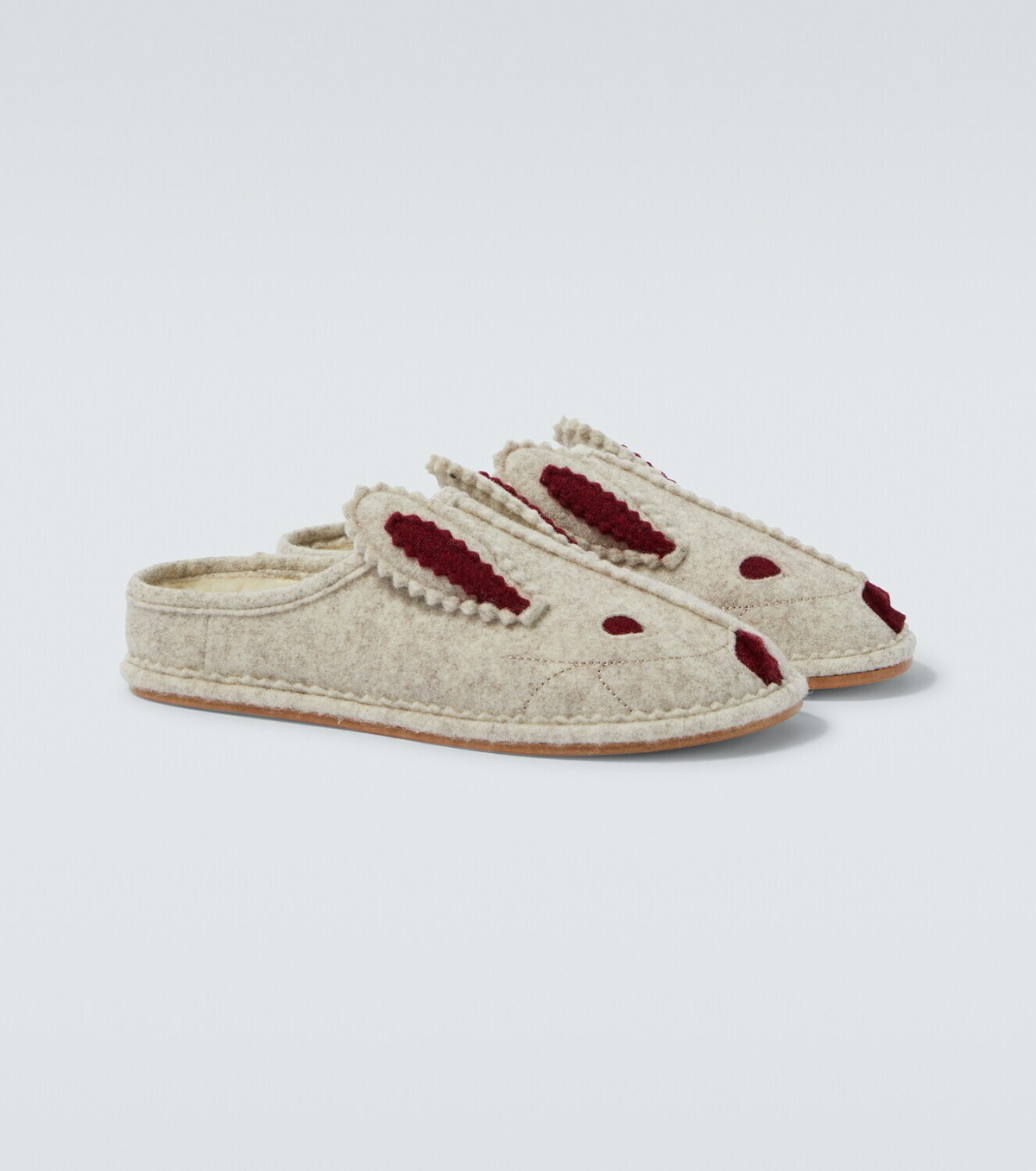 Bode Wool-blend slippers