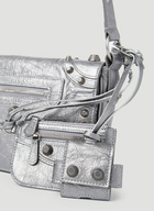 Balenciaga - Le Cagole Crossbody Bag in Silver