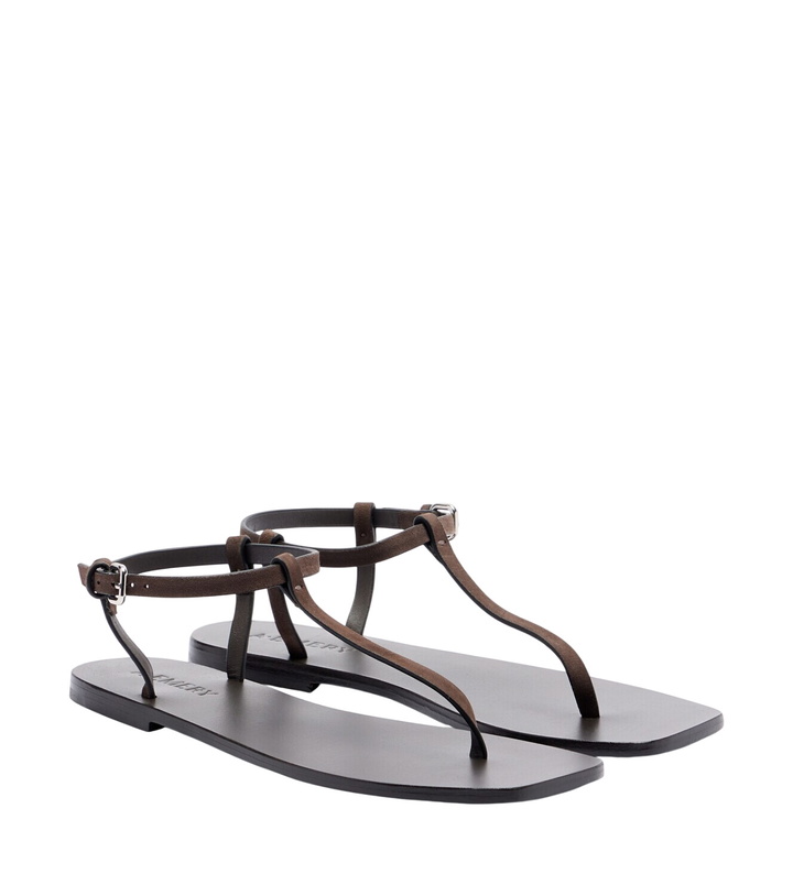 Photo: A.Emery Clara suede thong sandals