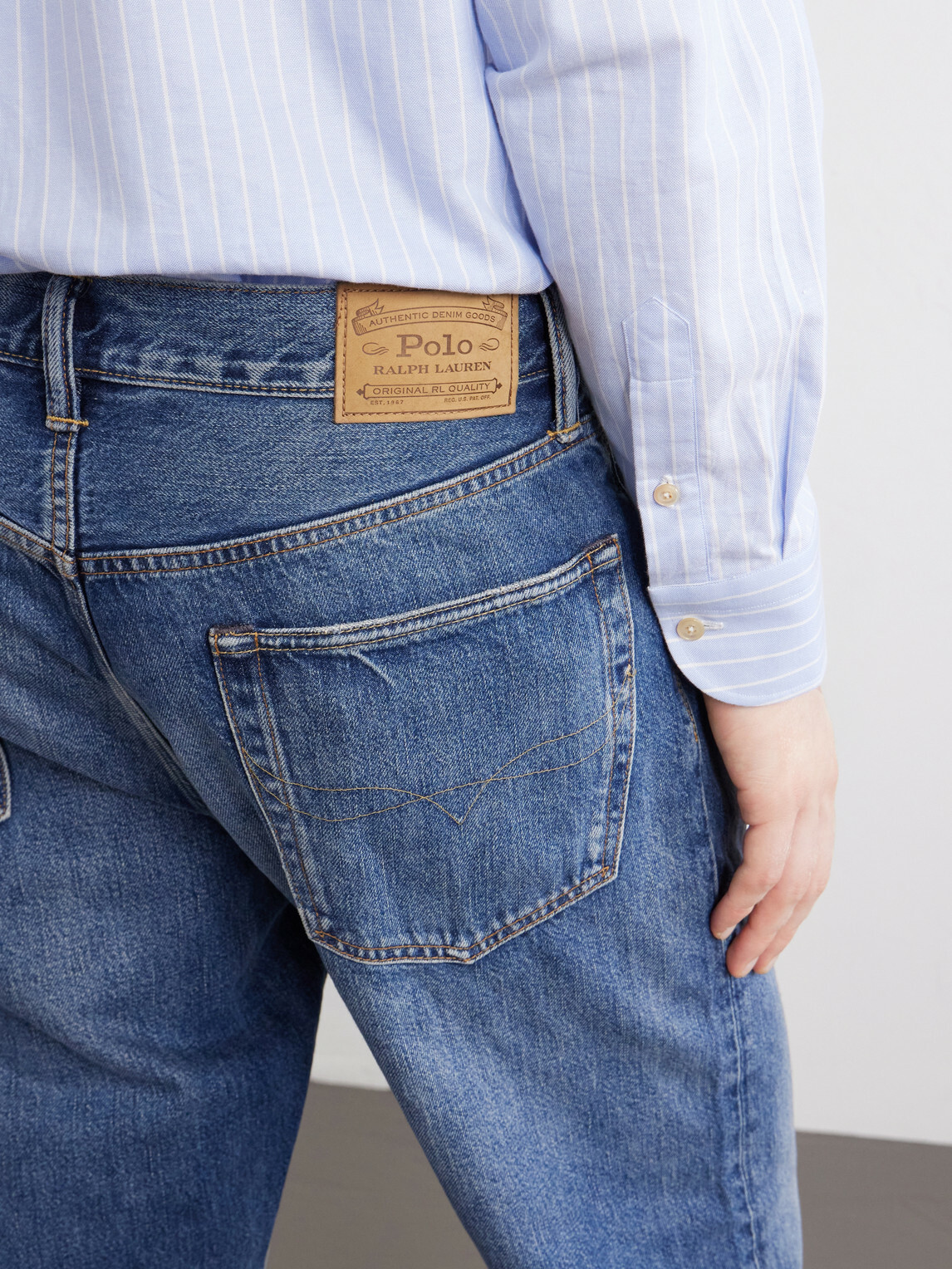 Polo Ralph Lauren - Straight-Leg Distressed Jeans - Blue