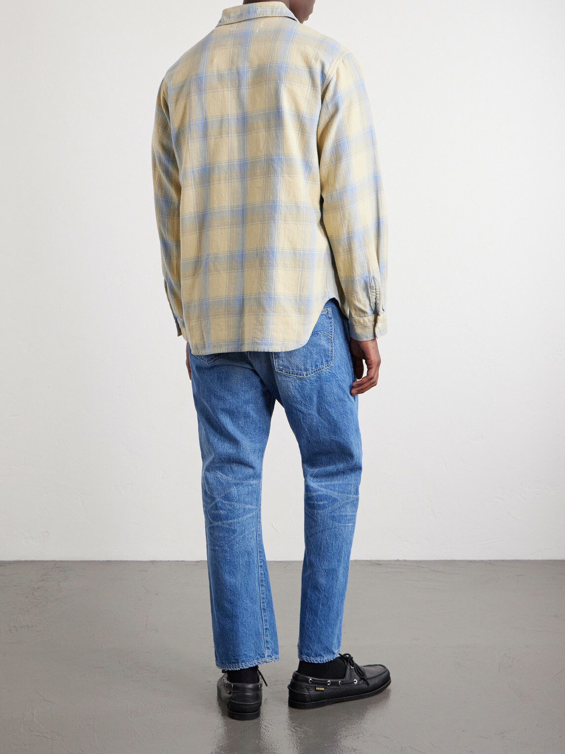 Remi Relief - Checked Cotton Shirt - Yellow