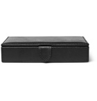 WOLF - Blake Full-Grain Leather Cufflink Case - Black