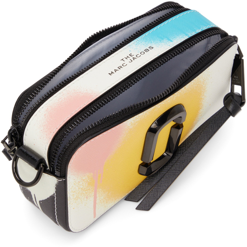 Marc Jacobs The Snapshot Painted Saffiano Leather Camera Bag In