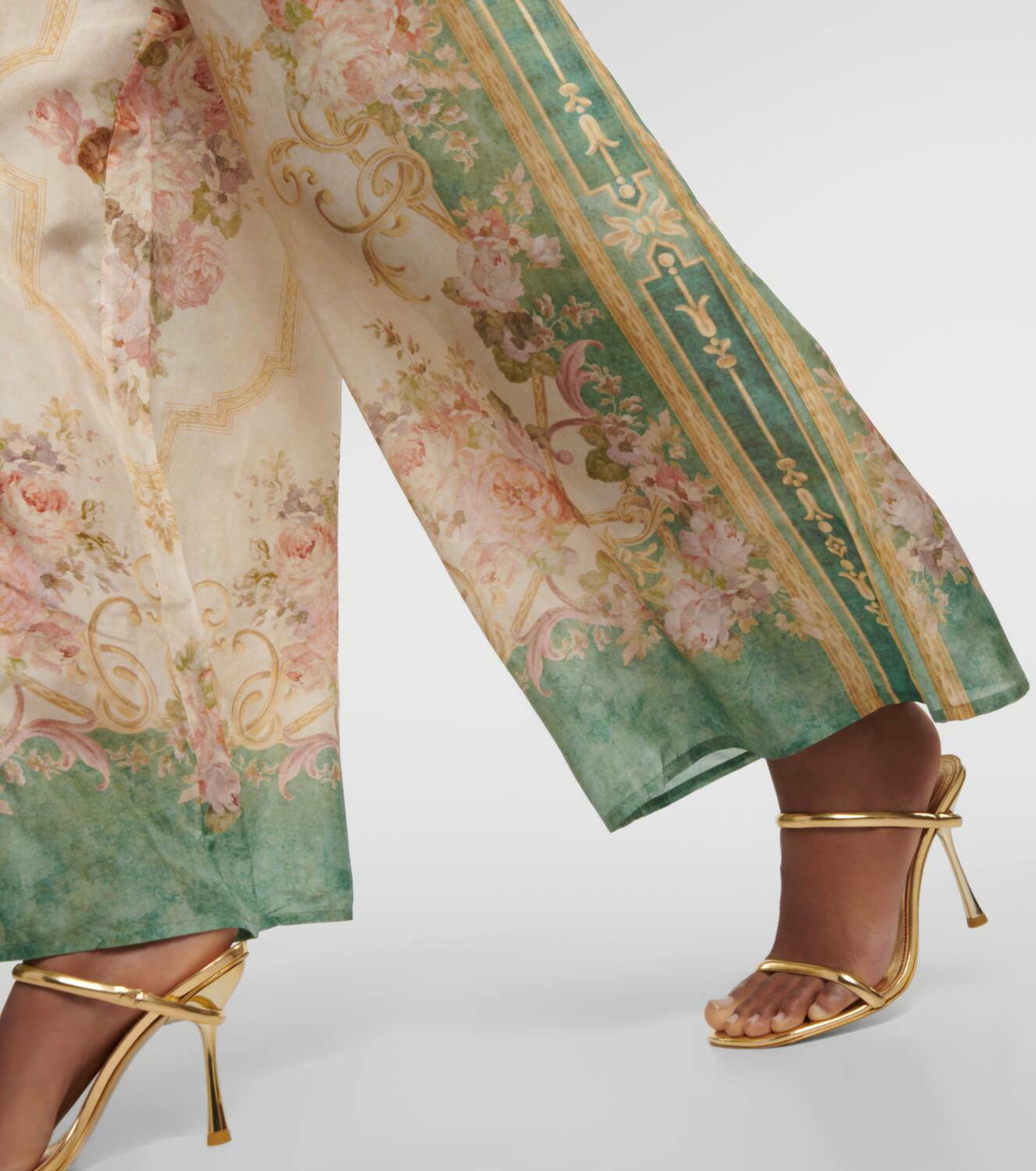 パンツ ZIMMERMANN RHIANNON PRINTED SILK TROUSERS Zimmermann Rhiannon Silk Relaxed Pants | Saks Fifth Avenue