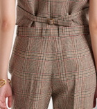 Chloé Prince of Wales check wide-leg pants