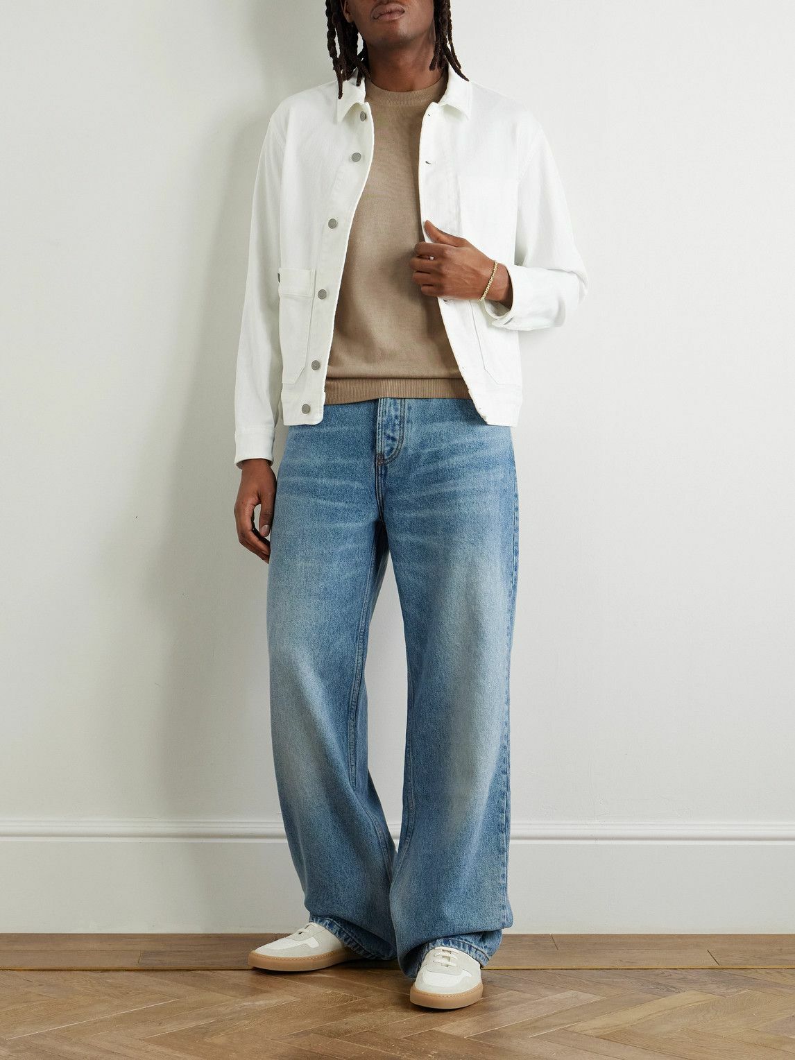 Altea - Denim Jacket - White