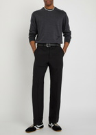 Jacquemus Le Sweater Merino Wool-blend Jumper Dark Grey