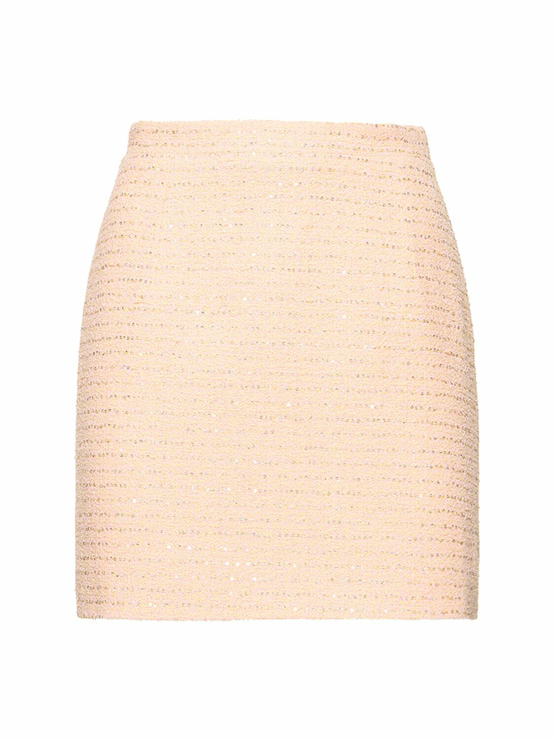 ALESSANDRA RICH - Sequined Tweed Mini Skirt Alessandra Rich