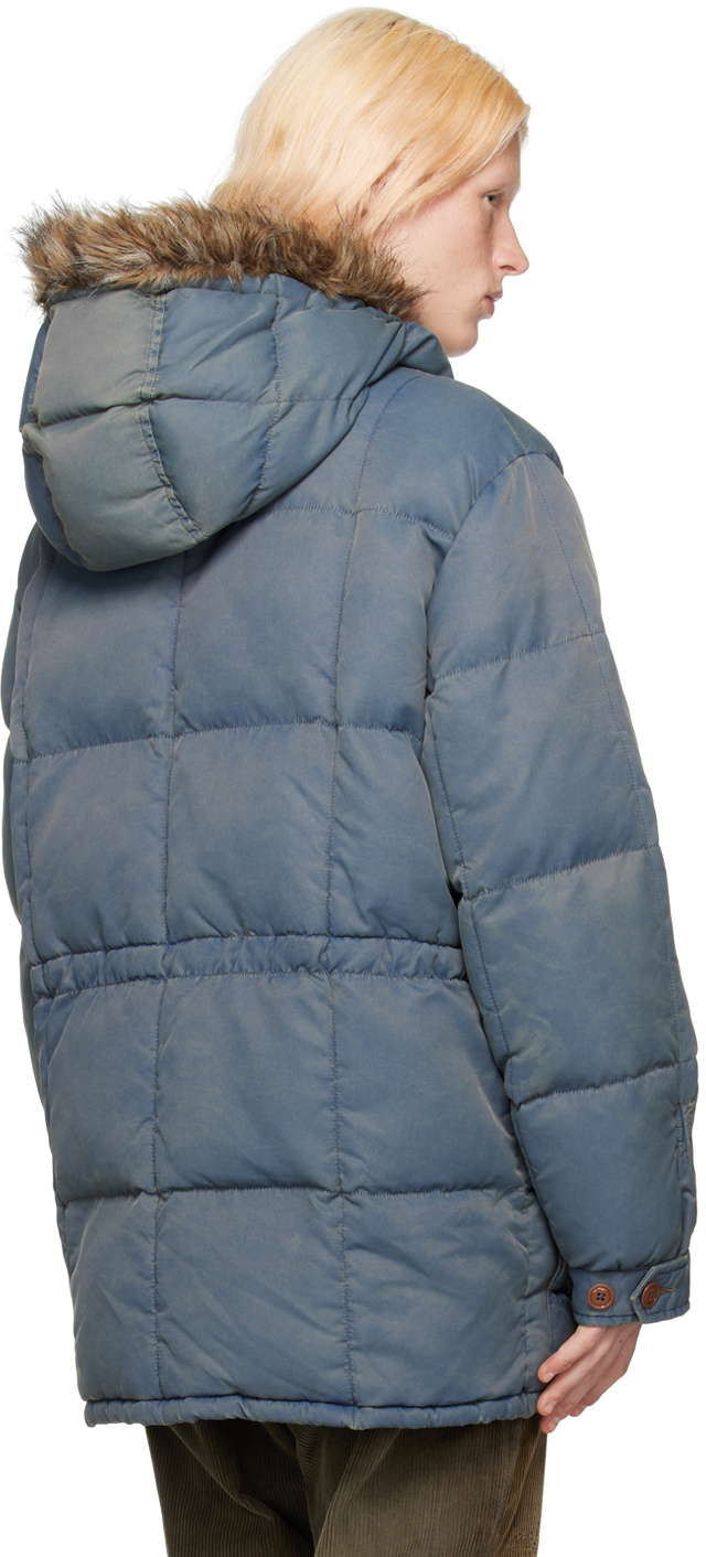 RRL Blue Quilted Jacket RRL